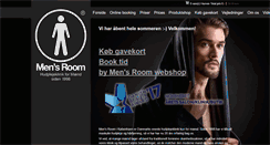 Desktop Screenshot of mensroom.dk