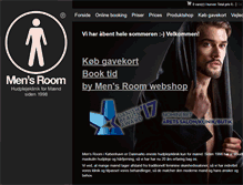 Tablet Screenshot of mensroom.dk